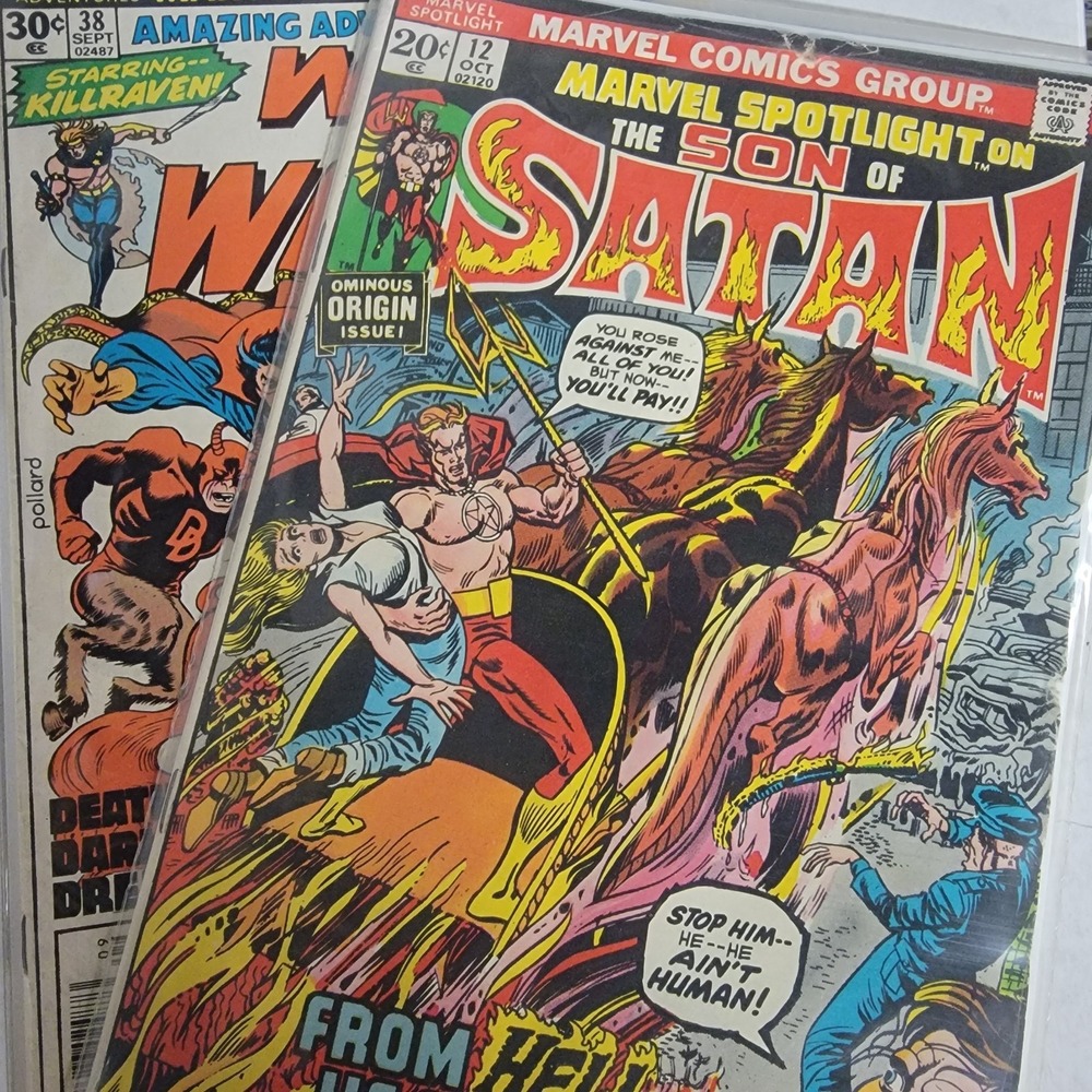 '73 Marvel Spotlight #12 1st Full App Son Of Satan Damion Hellstrom + Bonus PICS